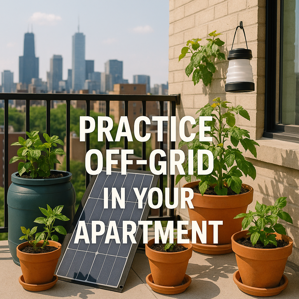 PRACTICE OFF-GRID MINDSET AND SKILLS IN YOUR APARTMENT HOME